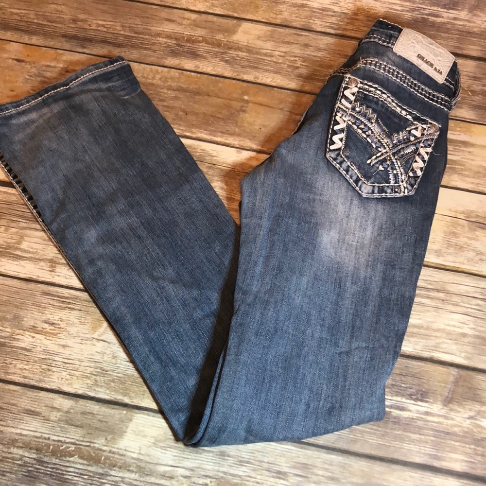 Used boot cut jeans